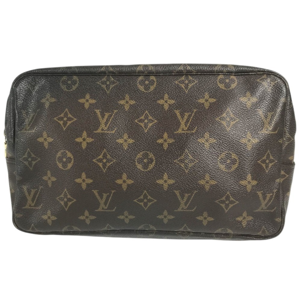 LOUIS VUITTON M47522 Monogram Trousses Toilette 28 Makeup Pouch Cosmetic Clut...